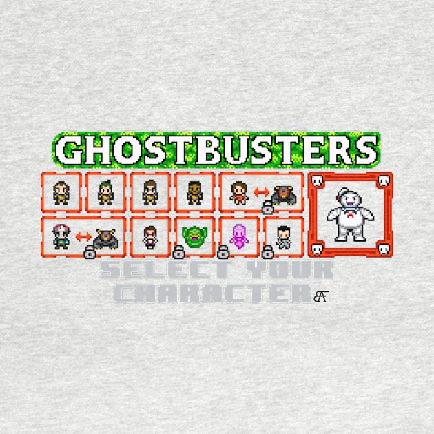 GHOSTBUSTERS SELECT SCREEN (updated) by MastaKong19